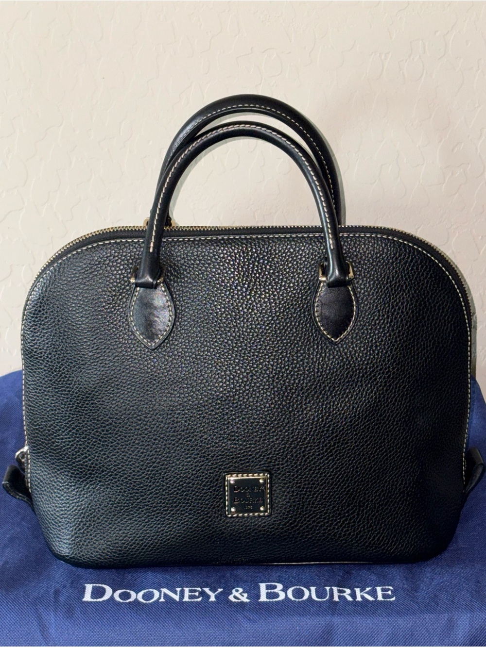 Dooney and Bourke 
Pebble Grain Domed Satchel